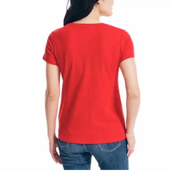 Nautica Ladies' Logo Tee Short Sleeve Crewneck - Picture 5 of 7